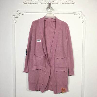 乔系列 8146S260 时尚针织开衫品牌女装折扣颦薪