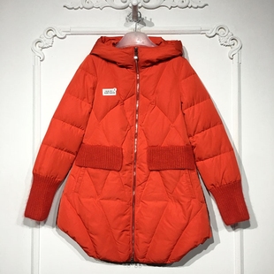 羽绒服品牌女装 时尚 折扣颦薪 8283S035 莱系列