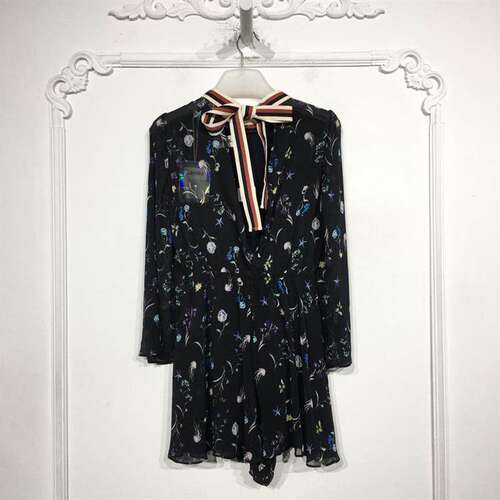 S2系列 D95563 时尚连体裤品牌女装折扣颦薪