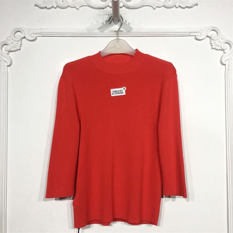 布K系列 8130S084 时尚针织衫品牌女装折扣颦薪