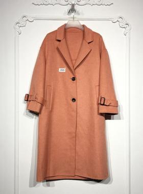 西树系列 8276S247 时尚羊毛双面呢毛呢外套品牌女装折扣颦薪