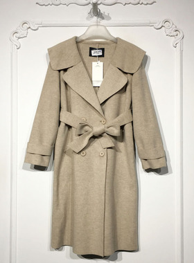 容系列 8327S114 时尚毛呢外套品牌女装折扣颦薪