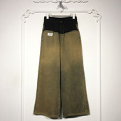 8327S099 时尚 阔腿裤 容系列 品牌女装 折扣颦薪