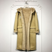 潮系列 折扣颦薪 仿皮毛一体外套品牌女装 8253S072 时尚