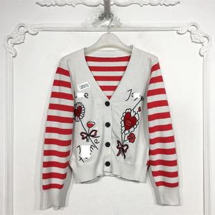 品牌女装 N系列 针织开衫 时尚 折扣颦薪 8081S119