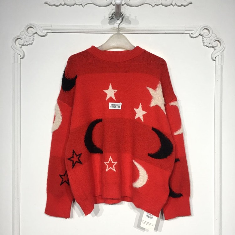 容系列 8290S123 时尚针织衫品牌女装折扣颦薪