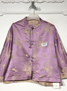 容悦 YB000665 时尚国风新中式短款外套品牌女装折扣颦薪