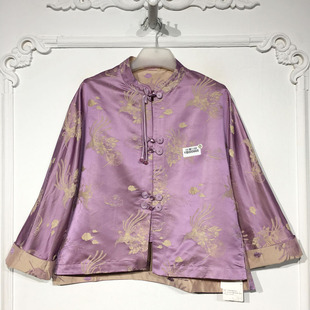 容系列 YB000665 时尚国风新中式短款外套品牌女装折扣颦薪