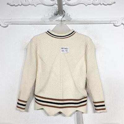 YJ系列PF11453 时尚针织衫品牌童装折扣颦薪