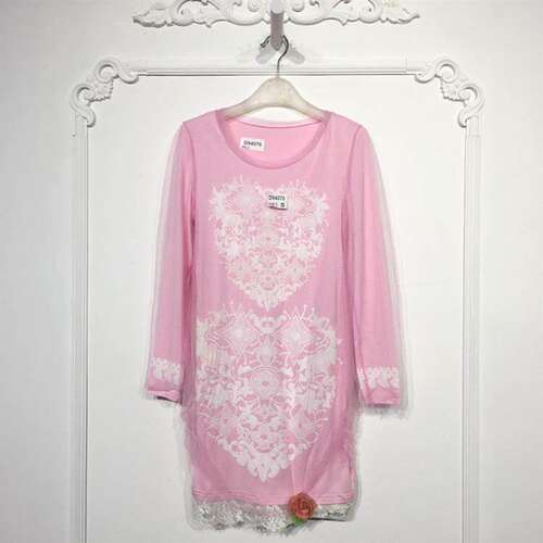 浪漫YS系列 D94076 时尚连衣裙品牌女装折扣颦薪