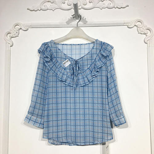 乔系列 D87326 时尚上装品牌女装折扣颦薪