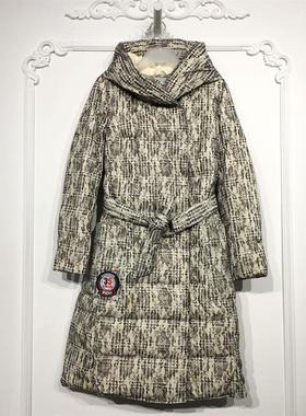 衣系列 8051S184 时尚长款羽绒服品牌女装折扣颦薪
