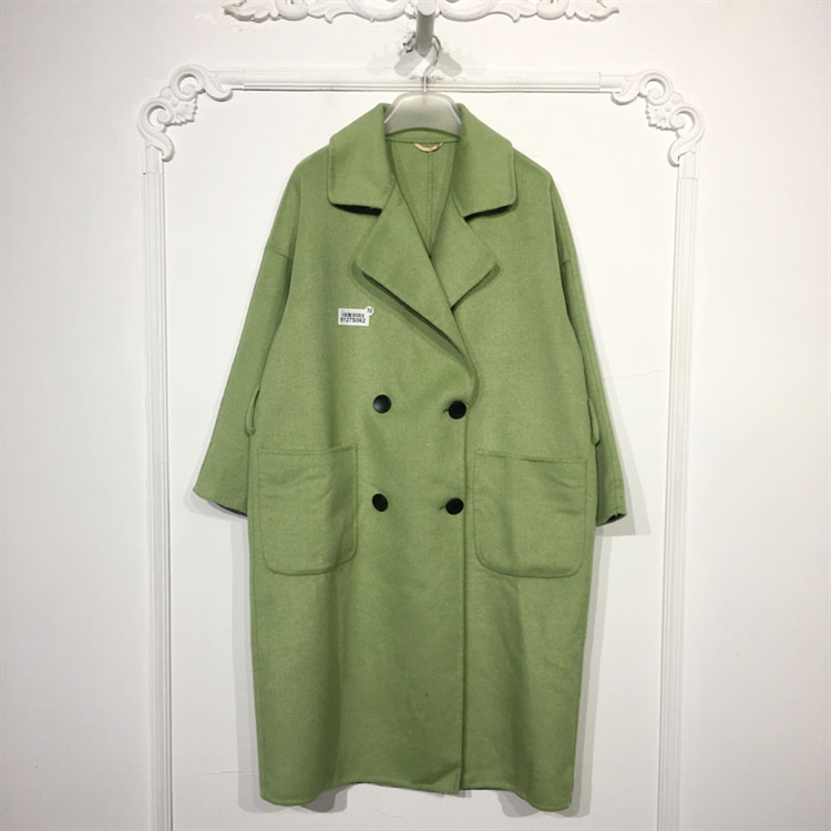 N系列 8127S062 时尚双面呢毛呢外套品牌女装折扣颦薪