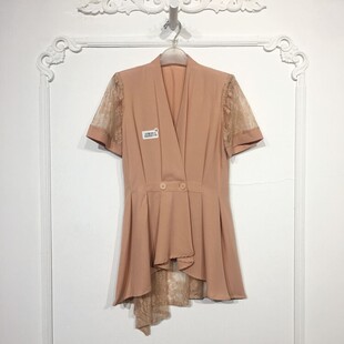 潮系列 8205S119 时尚短款外套品牌女装折扣颦薪