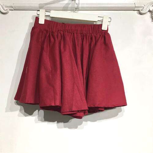 FLS系列 D82897 时尚短裤品牌女装折扣颦薪