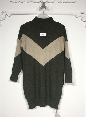 乔系列 8276S070 时尚针织连衣裙品牌女装折扣颦薪