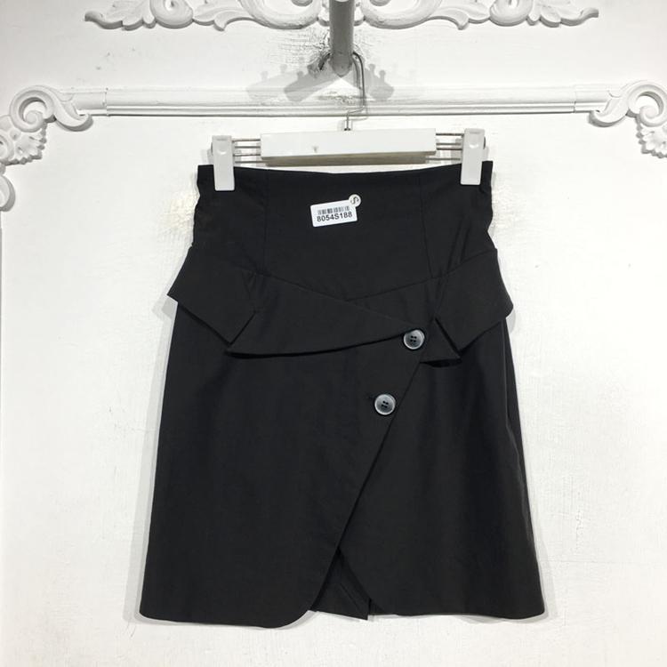 潮系列 8054S188 时尚短裙品牌女装折扣颦薪