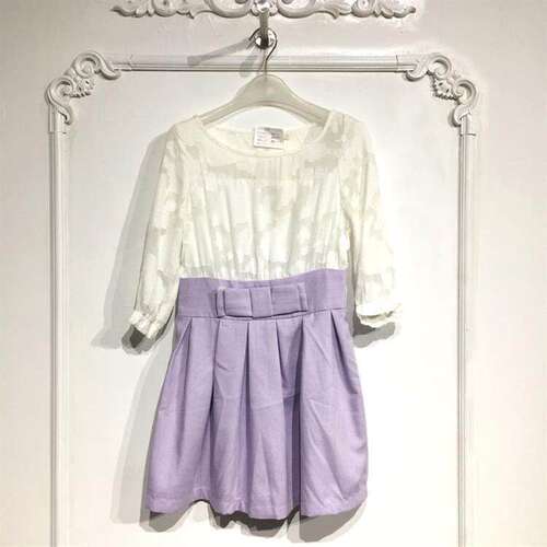 新Z系列 D82889 时尚连衣裙品牌女装折扣颦薪