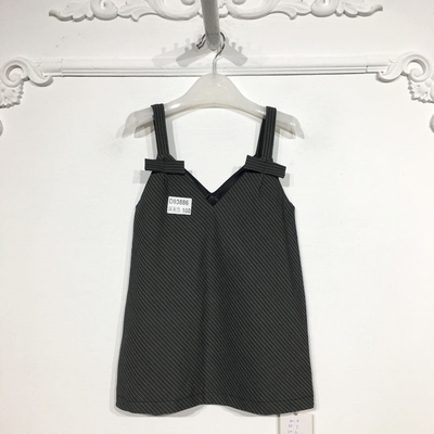 潮系列 PF11540 时尚毛呢吊带连衣裙品牌童装折扣馨