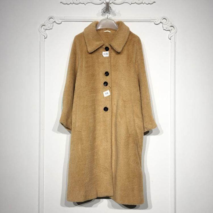 西树系列 8282S228 时尚仿貂绒外套品牌女装折扣-微瑕颦