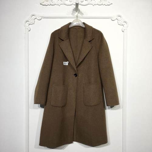 容系列 8151S211 时尚双面呢毛呢外套品牌女装折扣颦薪