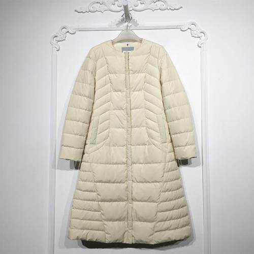 衣系列 8030S013 时尚长款羽绒服品牌女装折扣颦薪