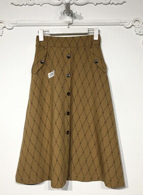 KRD系列 8301S002 时尚半身裙品牌女装折扣颦薪