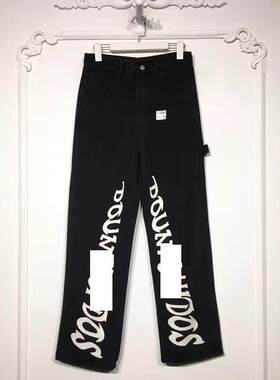 N系列 D99349 时尚牛仔长裤品牌女装折扣颦薪