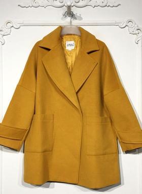 衣PTC系列旗下IM系列 8273S193 时尚毛呢外套品牌女装折扣颦薪