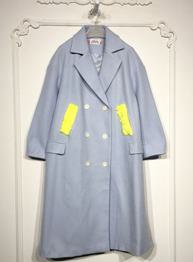 UGC系列 8247S135 时尚毛呢外套品牌女装折扣颦薪