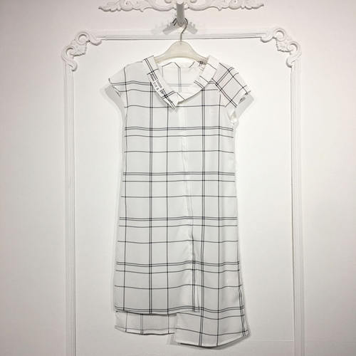 嘉M系列 D98205 时尚连衣裙品牌女装折扣颦薪