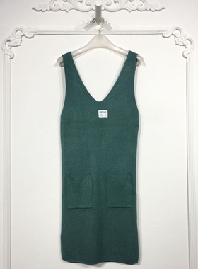 N系列 D97045 时尚针织连衣裙品牌女装折扣颦薪