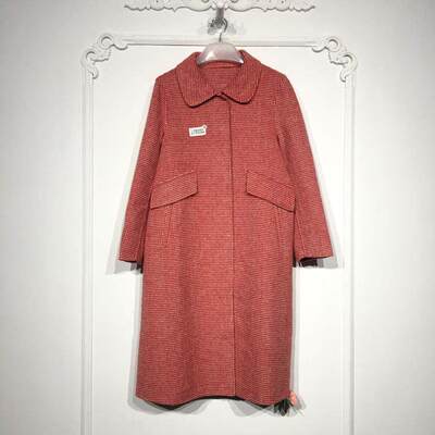 西树系列 8276S266 时尚羊毛双面呢毛呢外套品牌女装折扣颦薪