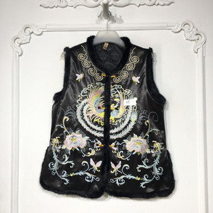 棉马夹品牌女装 容系列 国风新中式 时尚 折扣颦薪 YB000621