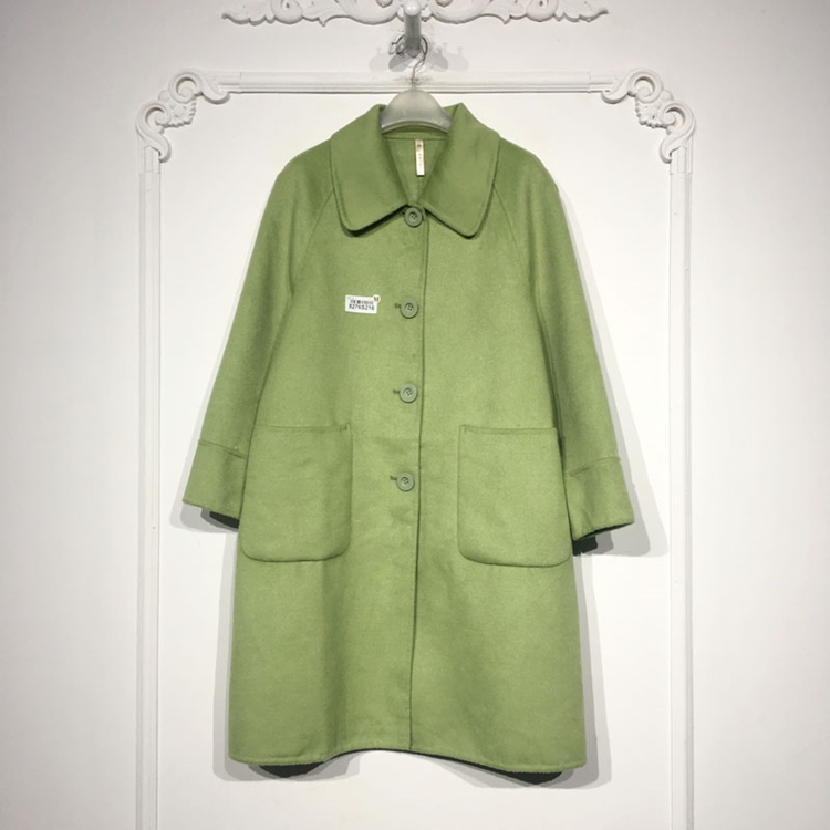 西树系列 8276S216 时尚羊毛双面呢毛呢外套品牌女装折扣颦薪