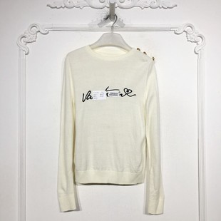 欧系列 8054S001 时尚针织衫品牌女装折扣颦薪