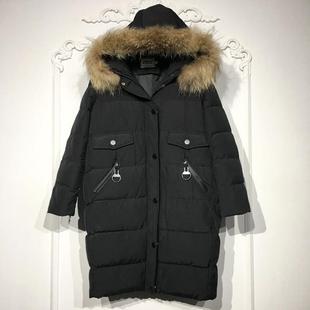 真毛领棉衣品牌女装 时尚 折扣颦薪 8279S196 潮系列