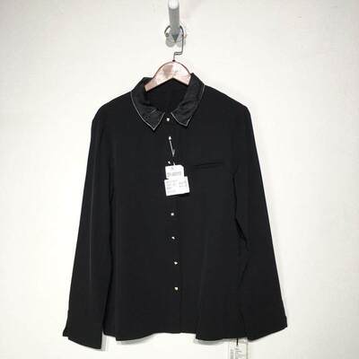 潮系列 Z01-A00110 时尚衬衫品牌女装折扣颦薪