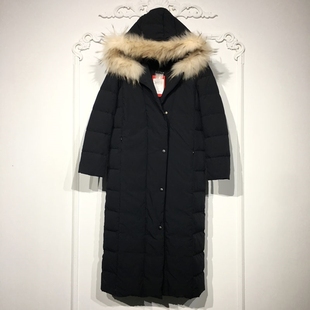 真毛领羽绒服品牌女装 时尚 折扣颦薪 8279S254 潮系列