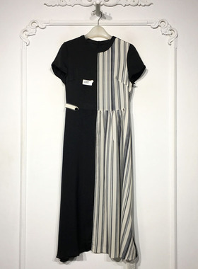 8340S181 时尚连衣裙品牌女装折扣颦薪