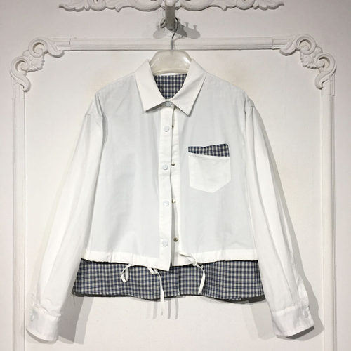 容悦 YB001026 时尚衬衫品牌女装折扣颦薪