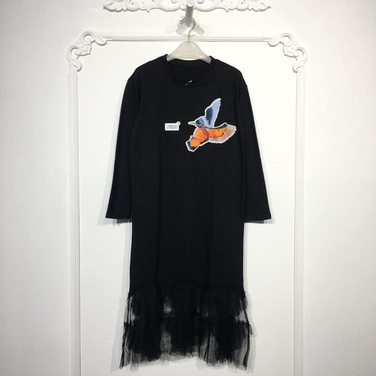 潮系列 8155S063 时尚连衣裙品牌女装折扣颦薪