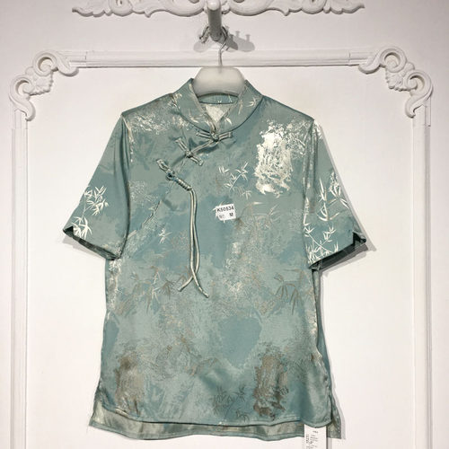 慨容悦 K50534 时尚国风新中式上装品牌女装折扣颦薪