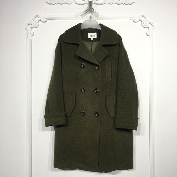 M系列 8150S107 时尚毛呢外套品牌女装折扣颦薪