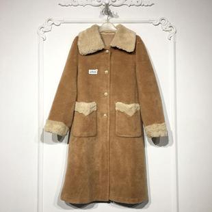 颗粒绒毛呢外套品牌女装 时尚 折扣颦薪 8275S285 西树系列