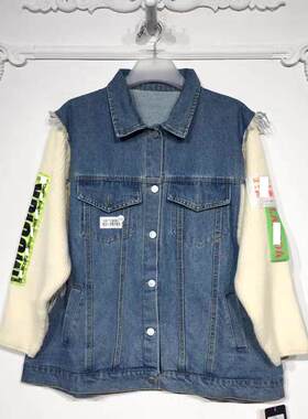 RTN系列 8269S183 时尚牛仔短款外套品牌女装折扣颦薪