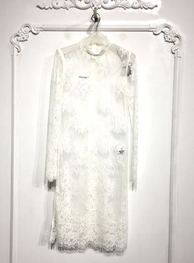 欧系列 D83795 时尚蕾丝连衣裙品牌女装折扣馨