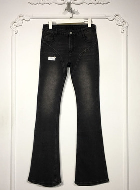 容系列 8331S088 时尚牛仔长裤品牌女装折扣颦薪