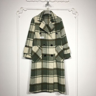 容系列 8247S202 时尚双面呢毛呢外套品牌女装折扣颦薪