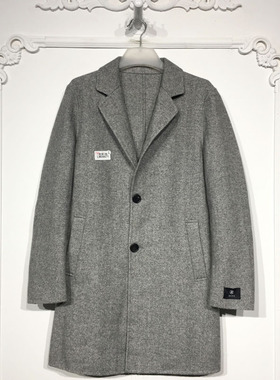 潮系列 LM06671 时尚羊毛双面呢毛呢外套品牌男装折扣馨